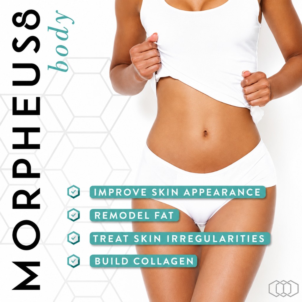 Morpheus8 body treatment benefits — manufacturer marketing image